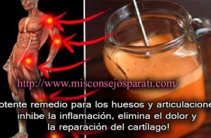 Potente remedio para los huesos y articulaciones: inhibe la inflamación, elimina el dolor y la reparación del cartílago!