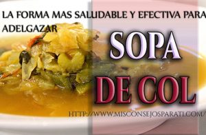 LA DIETA DE LA SOPA DE REPOLLO PARA ADELGAZAR