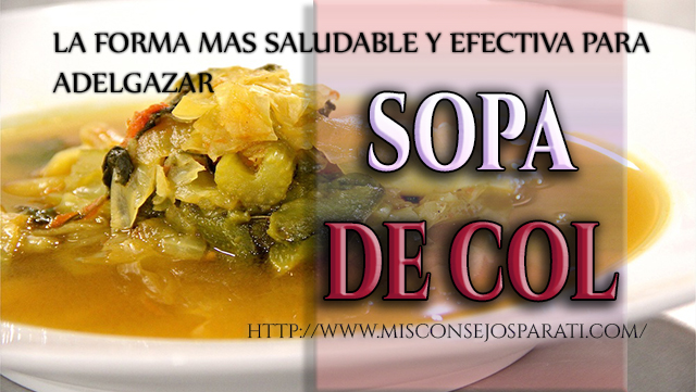 LA DIETA DE LA SOPA DE REPOLLO PARA ADELGAZAR