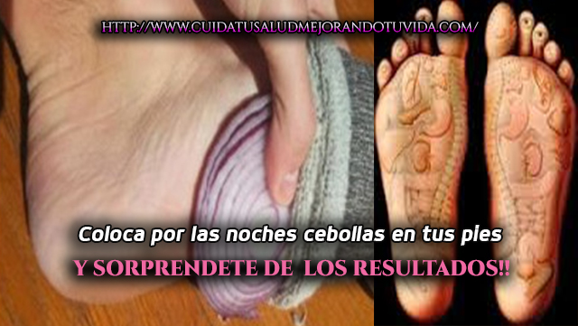 Descubre que sucede si duermes con cebollas en los pies