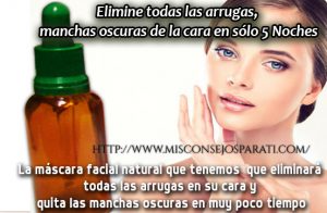 Elimine todas las arrugas, manchas oscuras de la cara en sólo 5 noches