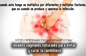 lavados vaginales naturales para evitar y curar la candidiasis