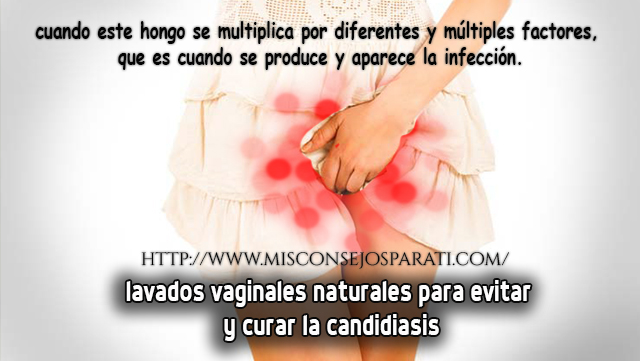 lavados vaginales naturales para evitar y curar la candidiasis