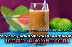 Pierde peso y limpia el colon con esta mezcla increíble! lo probé y  aun no lo puedo creer