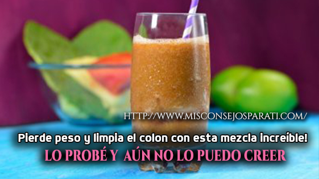 Pierde peso y limpia el colon con esta mezcla increíble! lo probé y  aun no lo puedo creer