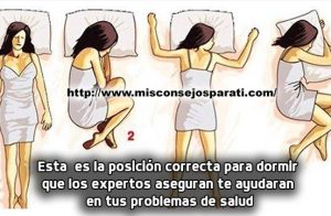 Esta  es la posición correcta para dormir que los expertos aseguran te ayudaran en tus problemas de salud