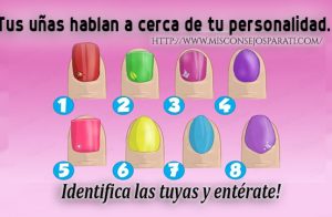 Tus uñas hablan a cerca de tu personalidad. Identifica las tuyas y conoce su significado!