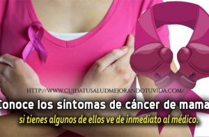 Conoce los síntomas de cáncer de mama, si tienes algunos de ellos ve de inmediato al médico.