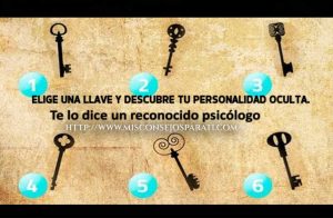 Elige una llave y descubre tu personalidad oculta. Te lo dice un reconocido psicólogo