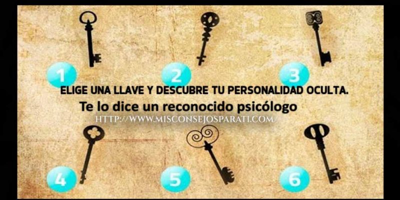 Elige una llave y descubre tu personalidad oculta. Te lo dice un reconocido psicólogo
