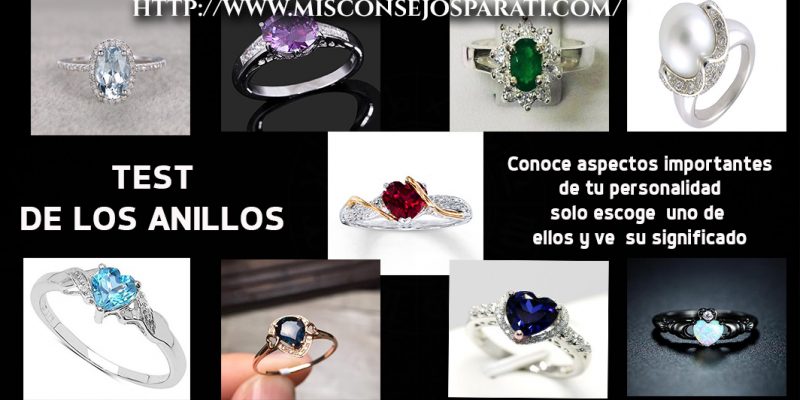 test de los anillos, conoce personalidad.