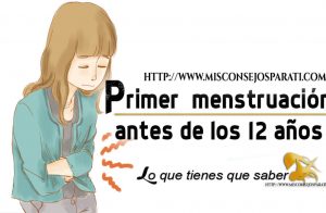 Tu periodo antes de los 12.