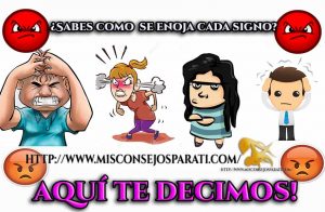 Sabes como  se enoja cada signo? aquí te decimos!