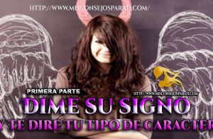 Tú horóscopo dictamina tu carácter. (primer parte)