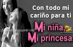 Estas palabras son para mi hija