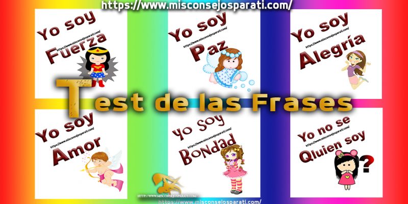 Elige la frase que mas te identifica y descubre el significado