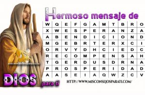 Encuentra el mensaje que Dios tiene para ti .