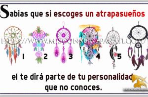 Sabias que si escoges un atrapasueños el te dirá parte de tu personalidad que no conoces.