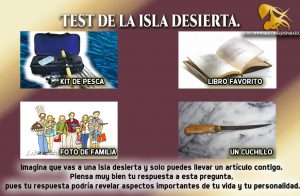Test de la isla desierta.