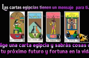 Las cartas egipcias tienen un mensaje  para ti.