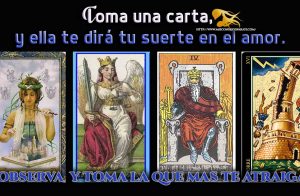 Toma una carta y ella te dirá tu suerte en el amor.