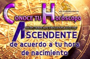 Conoces tu signo ascendente, aquí te digo cual es.