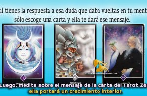 Aquí tienes la respuesta a esa duda que daba vueltas en tu mente, sólo escoge una carta y ella te dará ese mensaje.