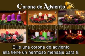 Elije una corona de adviento, ella tiene un hermoso mensaje para ti.