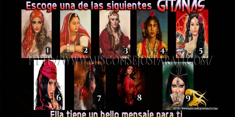 Escoge una de estas tarjeta y nuestra gitana te dirá un bello mensaje.