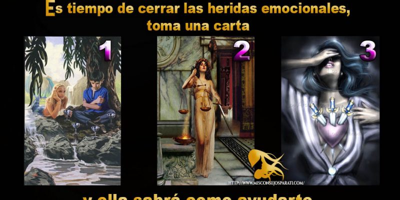Es tiempo de cerrar las heridas emocionales, toma una carta y ella sabrá como ayudarte.