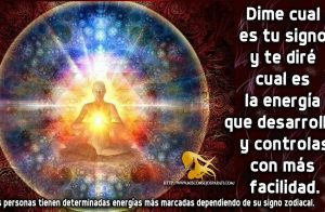 Dime cual es tu signo y te diré cual es la energía que desarrollas y controlas con más facilidad.