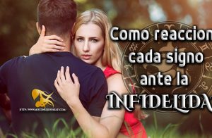 Como reacciona los signos ante la infidelidad.
