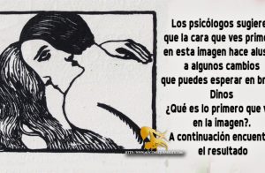 Observa la imagen y dime que ves, un hombre  una mujer.