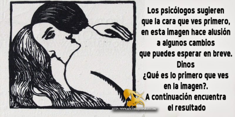 Observa la imagen y dime que ves, un hombre  una mujer.