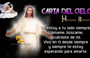 Carta del cielo, reflexión.