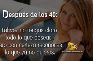 Ser mujer una mujer madura.