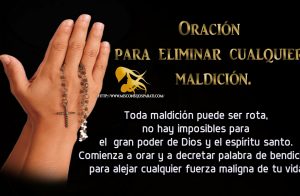 Oración para eliminar cualquier maldición.