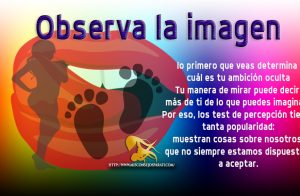Observa la imagen, el primer elemento que encuentres te dirá un mensaje.