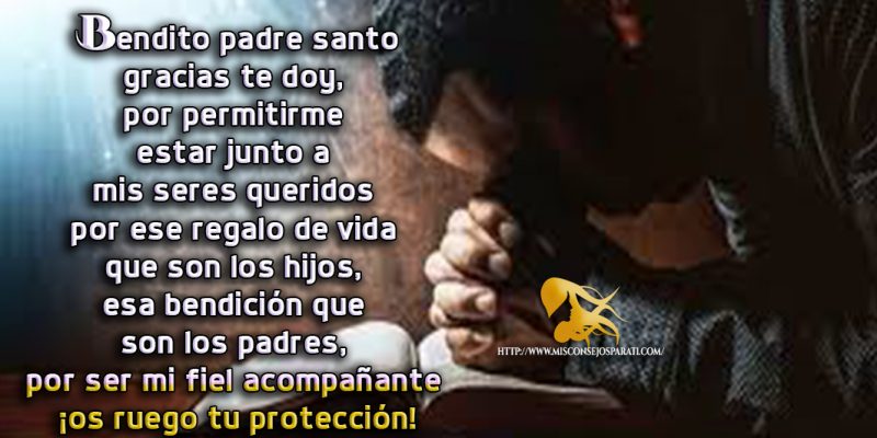 Agradecer antes de ir a descansar.