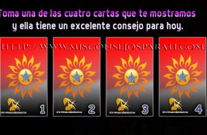 Toma una de las cuatro cartas que te mostramos y ella tiene un excelente consejo para hoy.