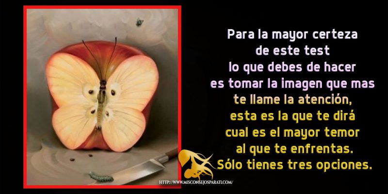 Elije una imagen y ella te dirá cual es tu temor mas grande.