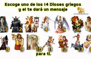 Escoge un Dios  griego y el te dará un mensaje para ti.