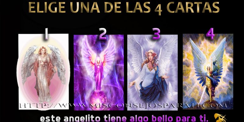 Elige una de las cartas, este angelito tiene algo bello para ti.