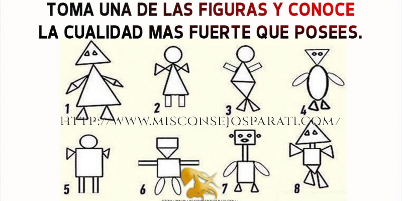 Conoce tu carácter de acuerdo a la figura que elijas.