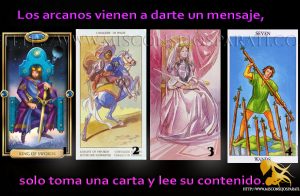 Los arcanos vienen a darte un mensaje, solo toma una carta y lee su contenido.
