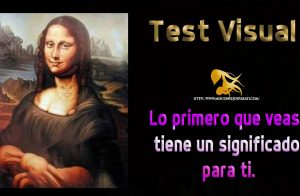 Lo primero que veas, tiene un significado para ti.