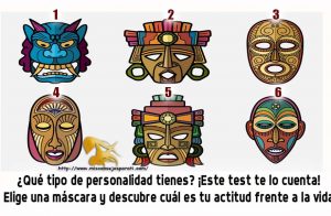 Escoge una máscara y conoce parte d tu personalidad.