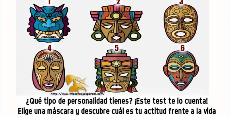 Escoge una máscara y conoce parte d tu personalidad.