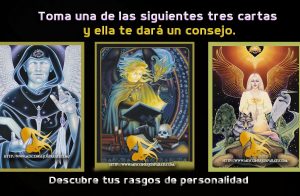 Toma una de las siguientes tres cartas y ella te dará un consejo.