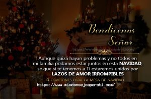 Cuatro oraciones para tu nochebuena en familia